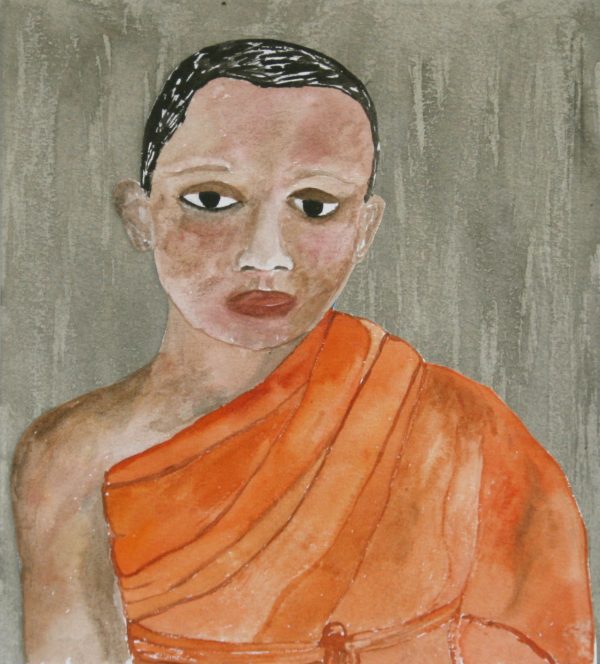 Female Monk 9 x 10” (2016)