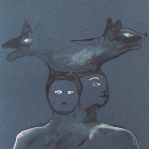 Two Headed Spirit 9 x 10” (2024)
