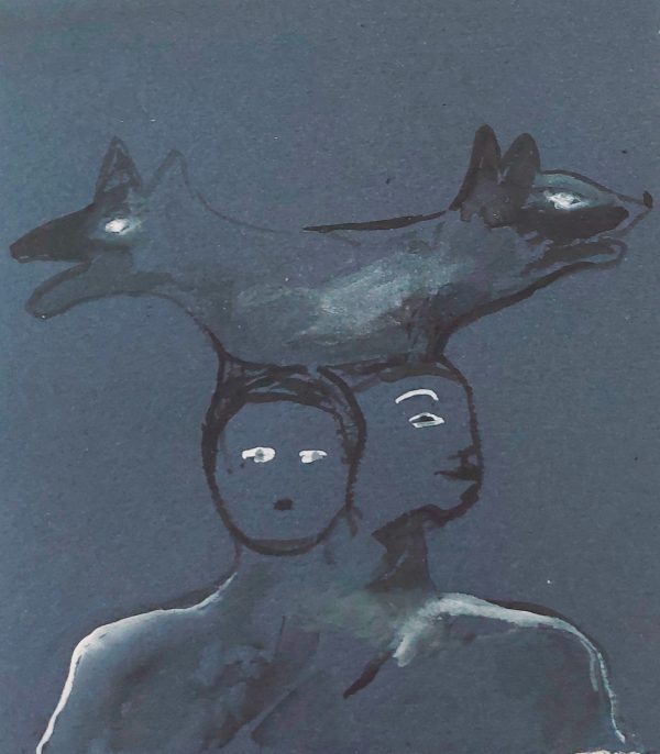 Two Headed Spirit 9 x 10” (2024)