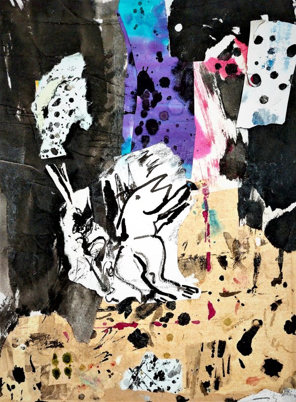 Animal Reaching For The Stars 11 x 15”(2022)