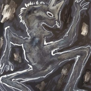 Dancing Man (2024) 9 x 10”