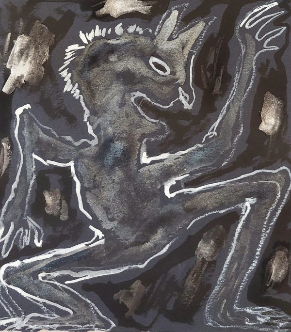 Dancing Man (2024) 9 x 10”