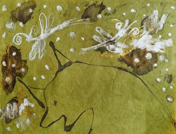 Fox With Dragonflies (2024)