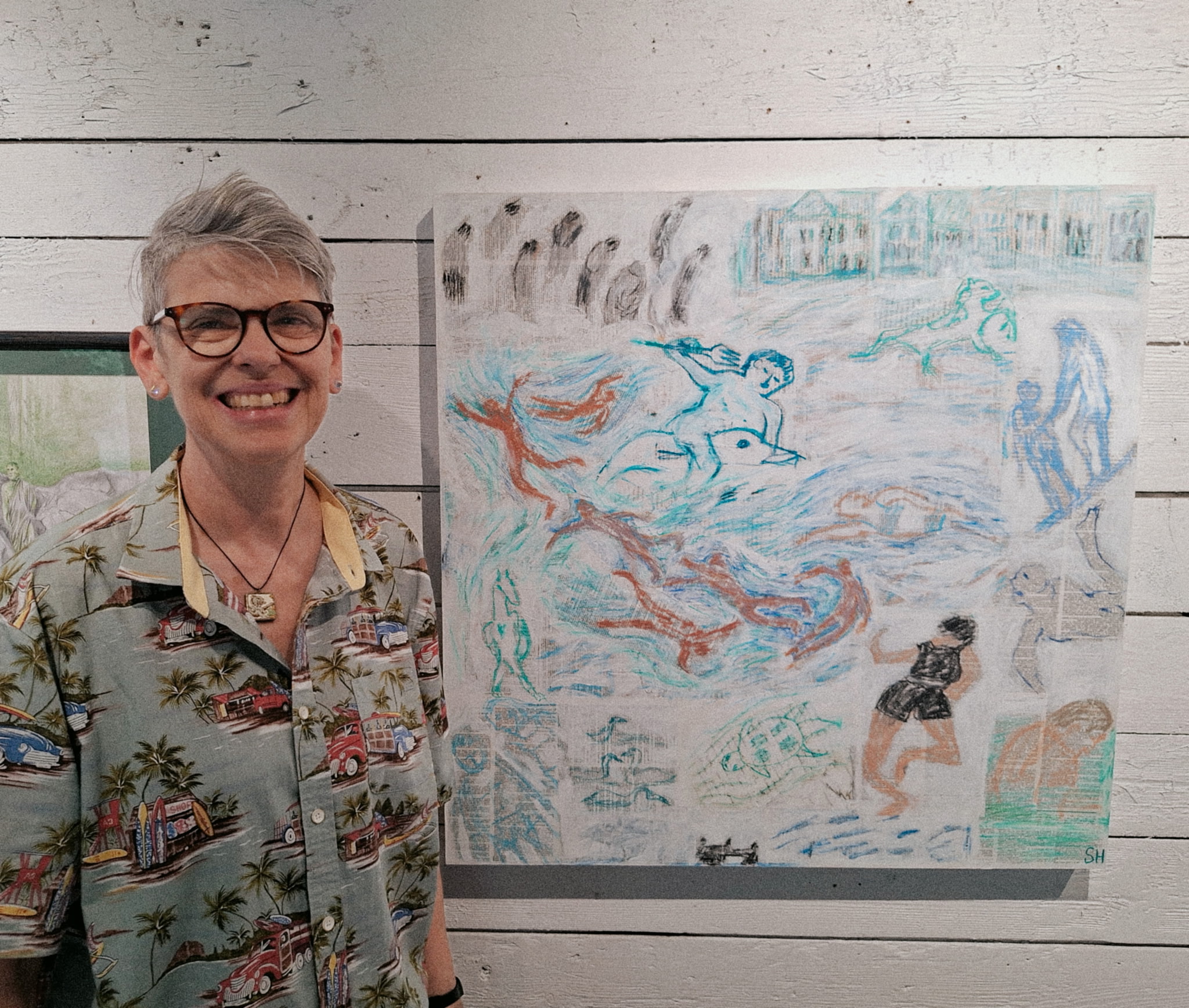 Sarah at Art Opening at Gagne Contemporary Art Gallery, 2026