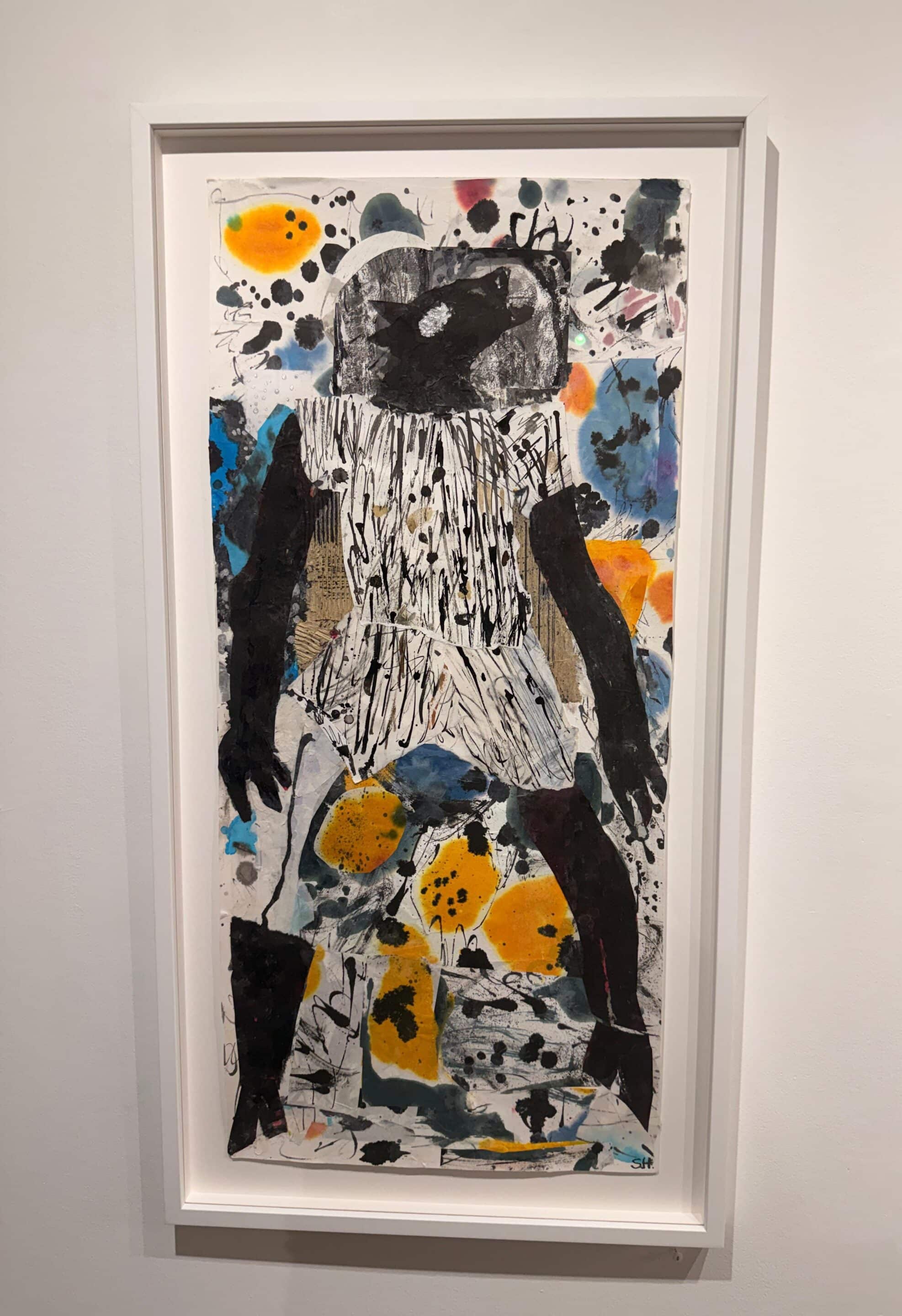 Framed Piece: Wounded Horse Woman at Green Hours Art Opening at Akasha Art Gallery, 2026